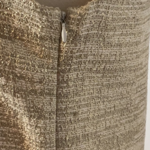 Kate Spade metallic tweed shimmering cap sleeve shift dress size 2 - Picture 5 of 7